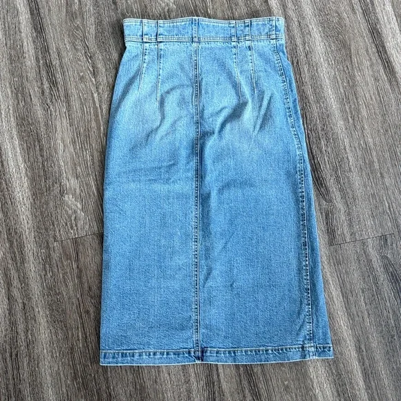Anthropologie Blue Denim Skirt - Picture 5 of 5